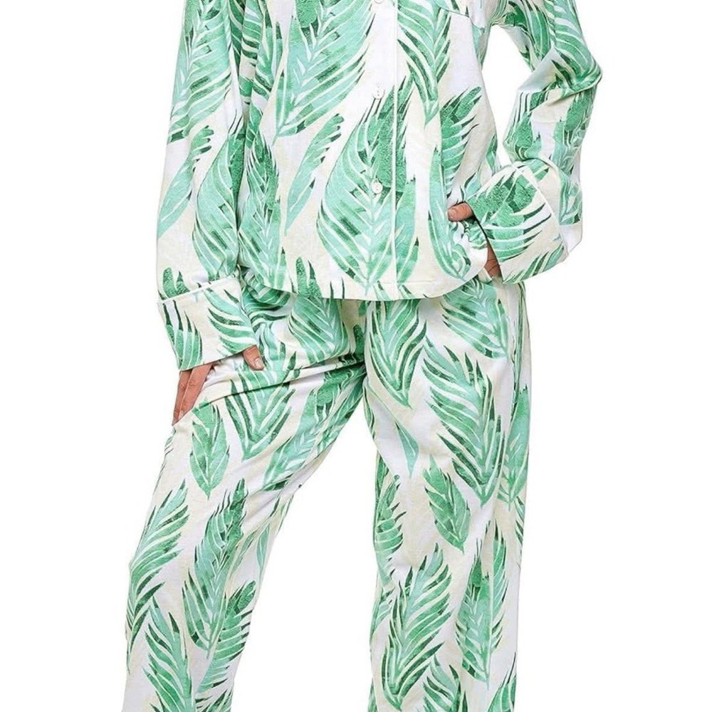 Tropical Leaf Print Jumpsuit